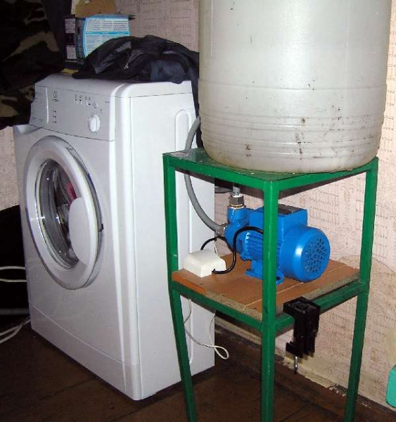 Приключения стиральной машины в деревне: как подключить, если нет водопровода с давлением?