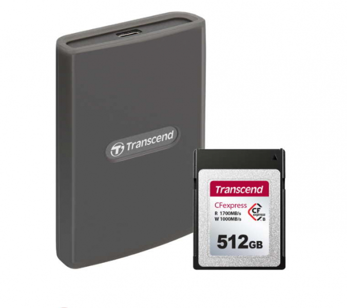 Transcend представляет кард-ридер RDE2 CFexpress Type B и новую карту памяти CFexpress 820 Type B