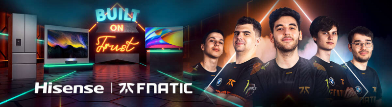 Hisense и киберорганизация Fnatic 