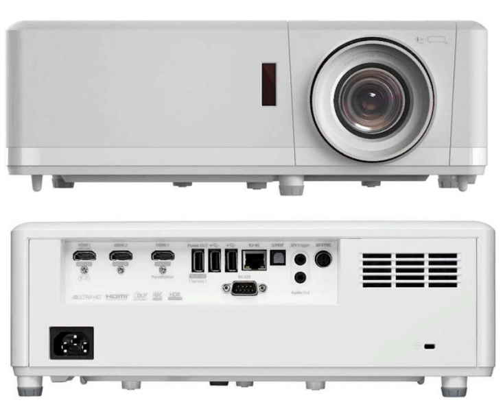 Умный лазерный 4K-проектор Optoma UHZ50 для домашних развлечений.